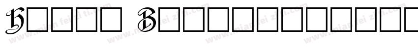 Horst Blackletter字体转换